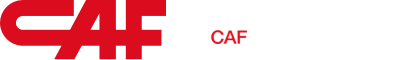 CAF Group (Construcciones y Auxiliar de Ferrocarriles) corporate logo